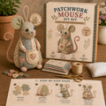 🧵 Patchwork Mouse DIY Kit