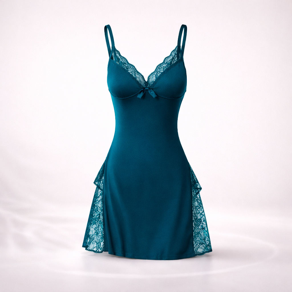 NightMuse💋Lace V-Neck Nightgown