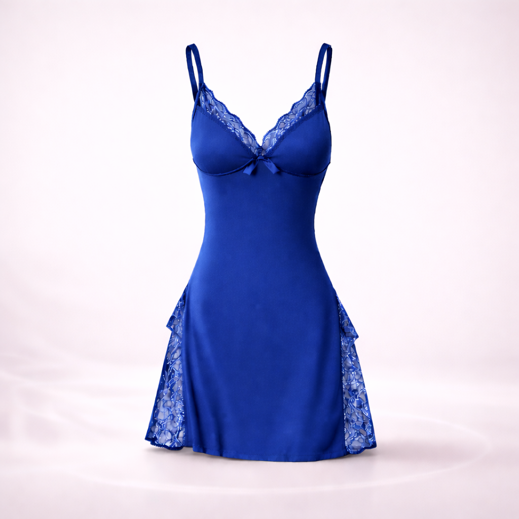 NightMuse💋Lace V-Neck Nightgown
