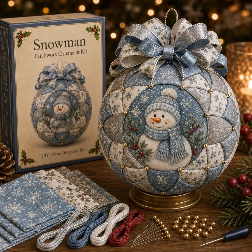 🎄Christmas Classics Patchwork Ornament DIY Kit