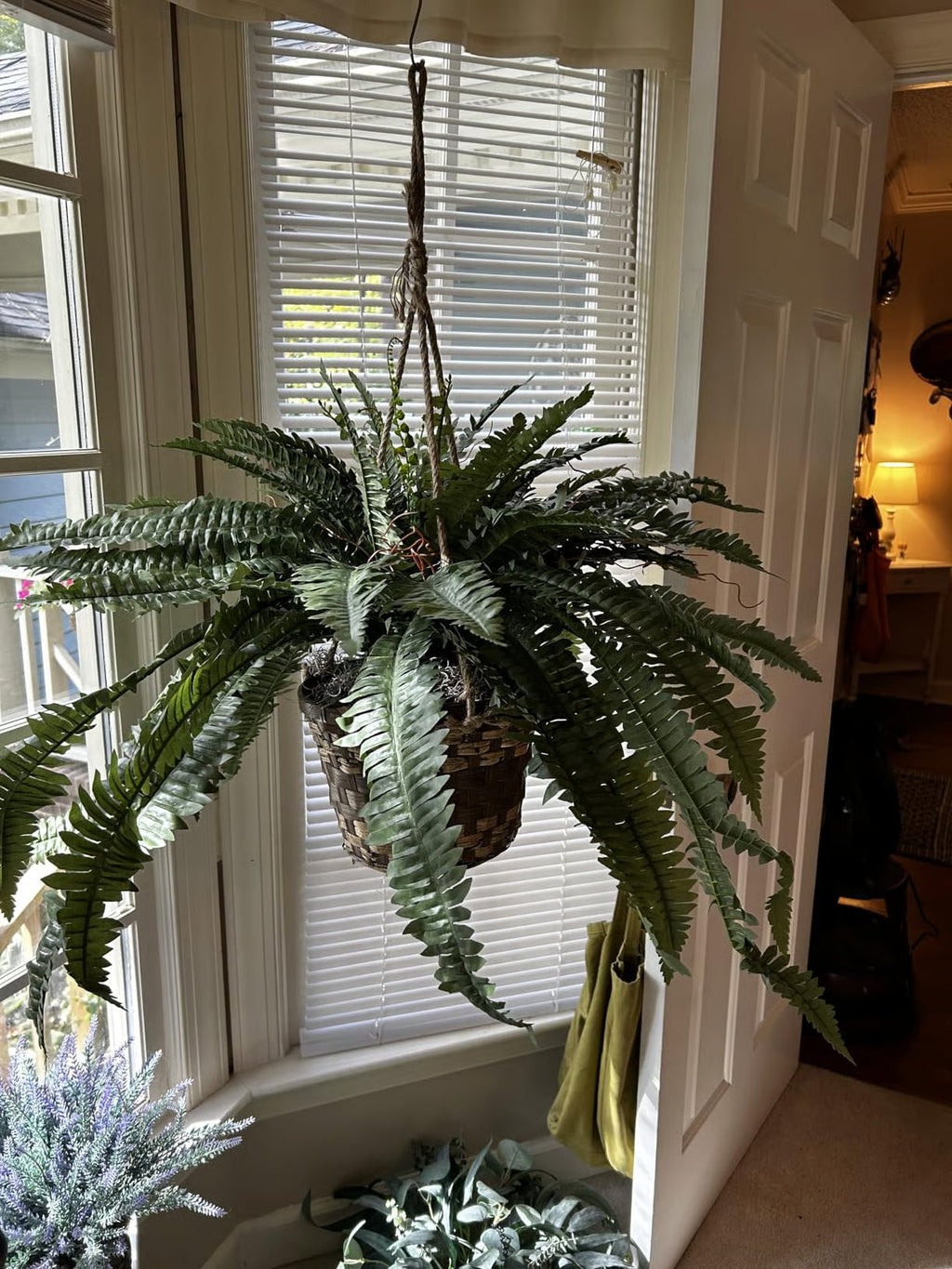Artificial Hanging Fernplant-Effortless Greemery For Home&Garden