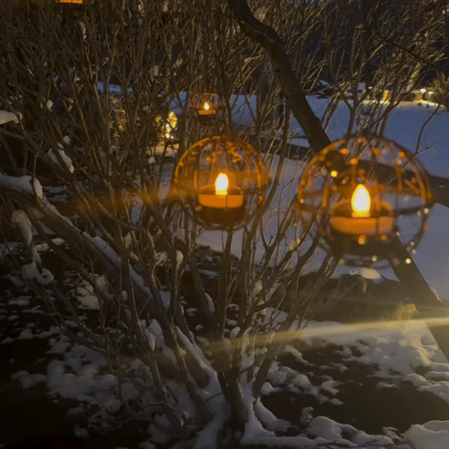 Outdoor Solar Hanging Lanterns