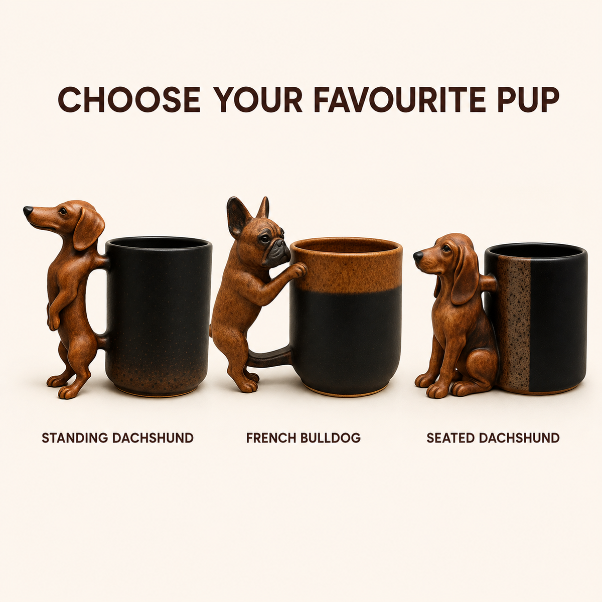 Handmade Dachshund Mug