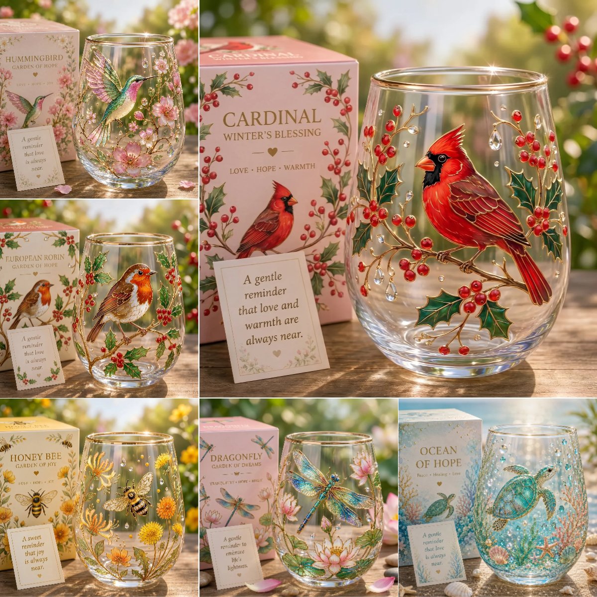 Limited Edition 2026 Garden Morning Bliss Glass Tea Cup☀️☕