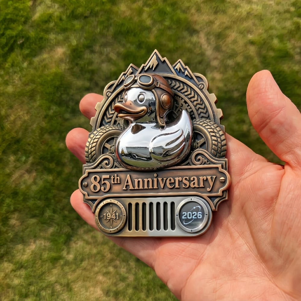 🦆Jeep 85Th Anniversary Rubber Duck Badge