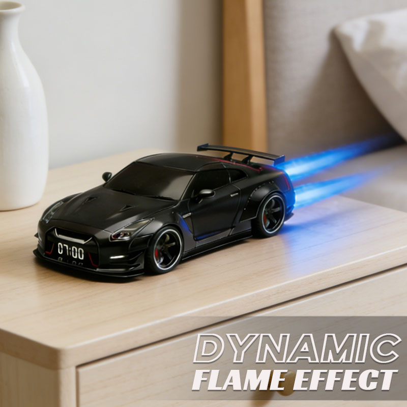 🏎️ 2026 Upgrade Hypercar Alarm Clock - Realistic Engine Revving & Motion Light Effects