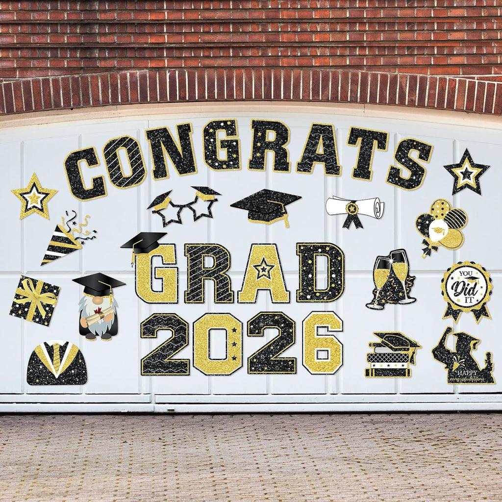 2026 Grad Magnets – 30Pcs Set for Celebration Decor🧲(Cars, Fridges & More)