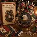 ❤️Beginner-Friendly🎄 USA 250th Anniversary Christmas Patchwork Ornament DIY Kit