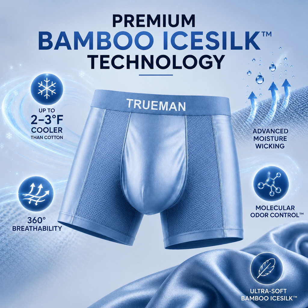 Premium LeakproofBamboo Ice Silk Boxer