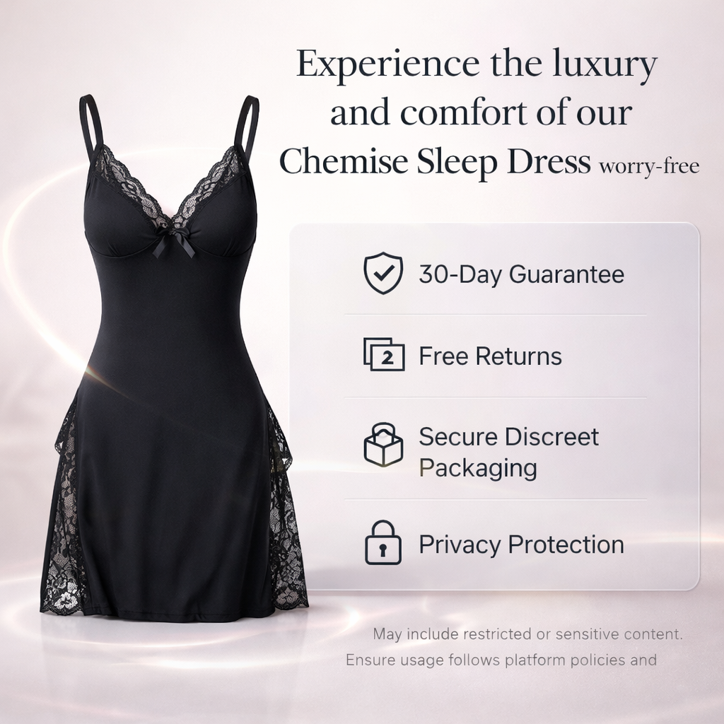 NightMuse💋Lace V-Neck Nightgown
