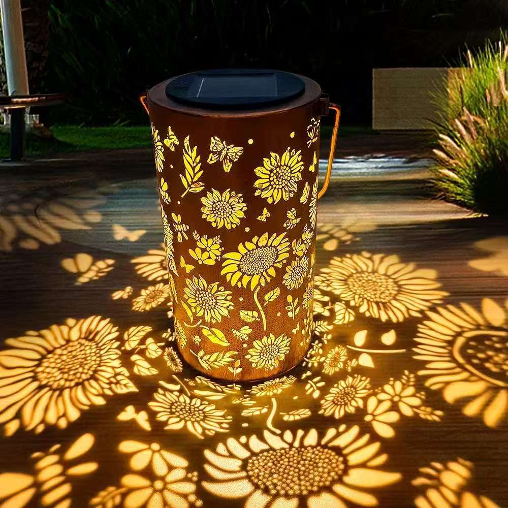 🌞Colorful Sunflower Glow Solar Garden Lantern