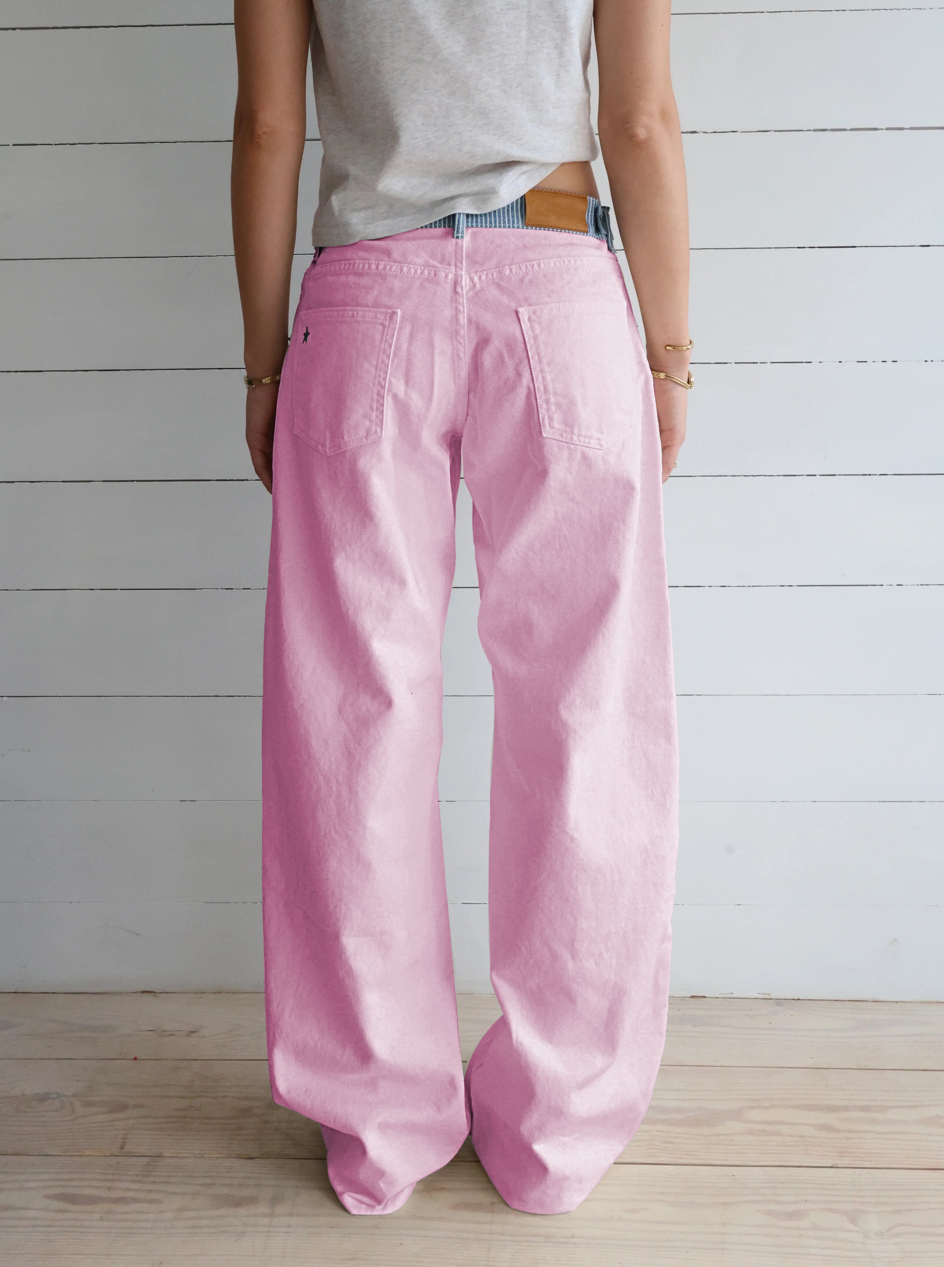Adjustable Wide Leg Jeans (Buy 2 Free Shipping)