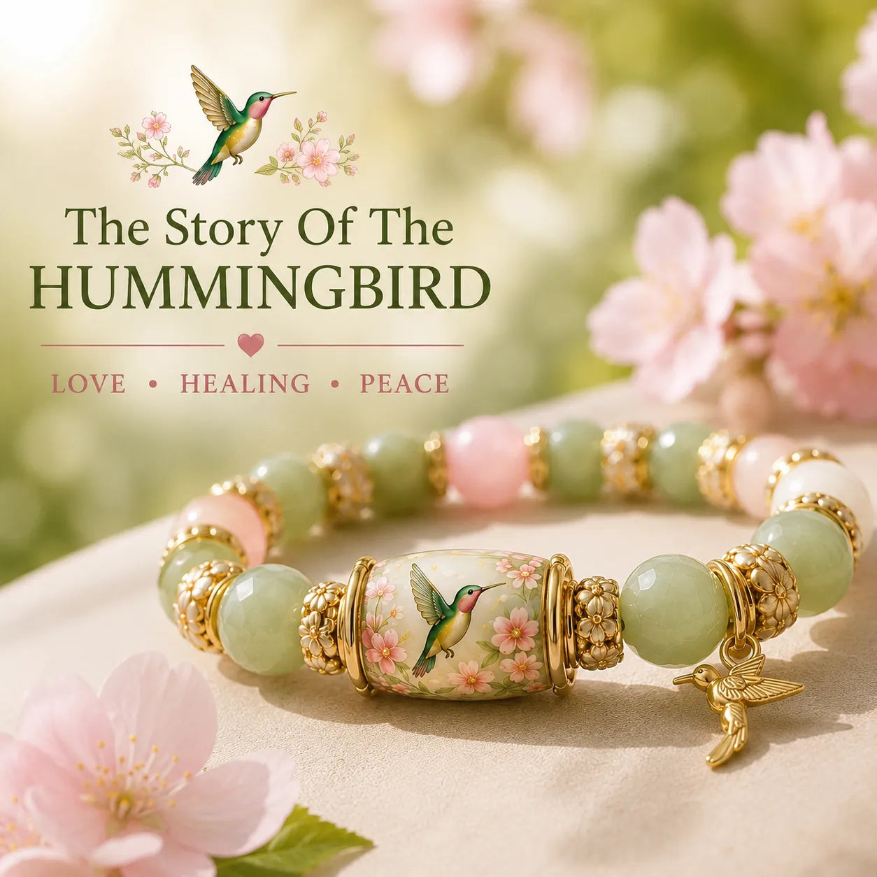 🌿 Love, Peace & Spring Blessings 💖 | 2026 Limited Edition Bracelet