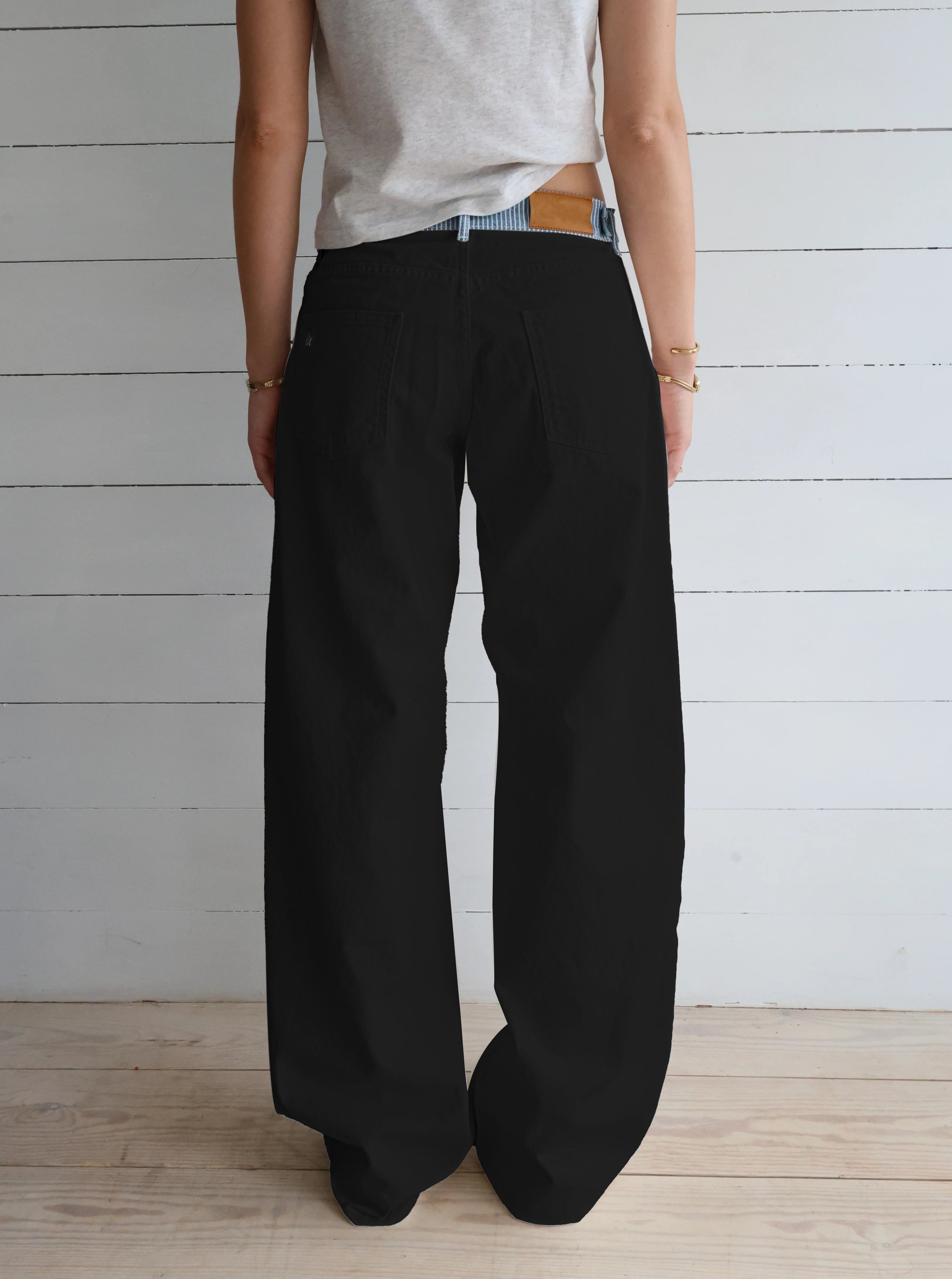 Adjustable Wide Leg Jeans (Buy 2 Free Shipping)