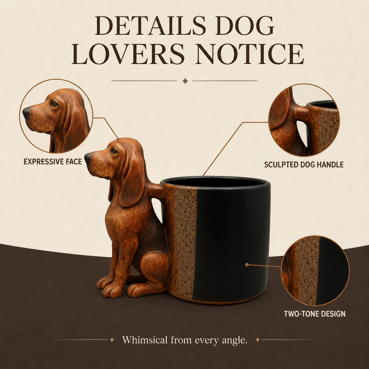 Handmade Dachshund Mug