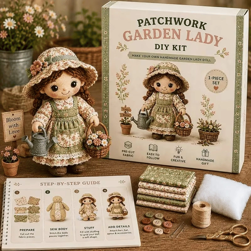 🧵Patchwork DIY Doll Kits – Handmade Fun & Creativity