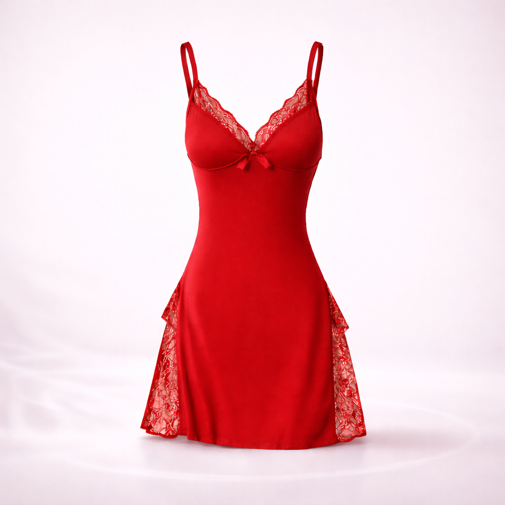 NightMuse💋Lace V-Neck Nightgown